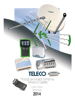 Listino Teleco Italia 2014 PDF