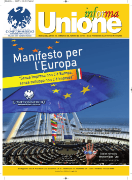 Numero 5 Maggio 2014 - Unione del Commercio di Milano