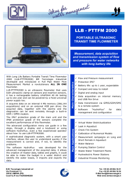 llb-pttfm2000 - BM Tecnologie