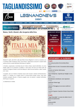 Festa per l`Italia - 21 Aprile 2015 "Legnano News"