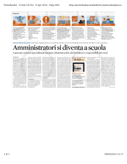 PressReader - Il Sole 24 Ore - 8 Apr 2014 - Page