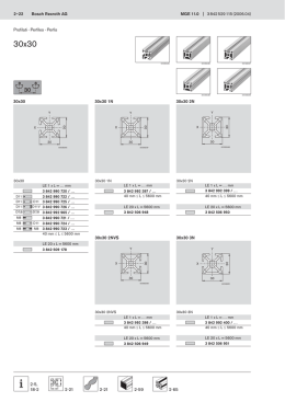 Bosch Rexroth AG MGE 11.0 2–22 30x30 30x30 1N