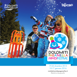 Brochure Dolomiti Paganella Family Festival ()