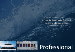 tergicristalli gamma Professional marine windscreen wipers