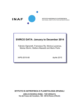 SVIRCO DATA: January to December 2014