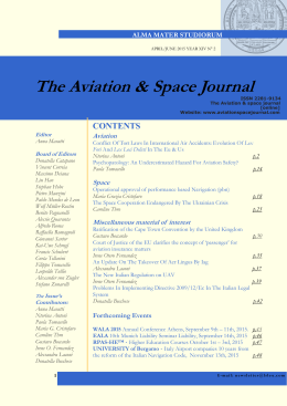 The Aviation & Space Journal Year XIV no 2 April June 2015