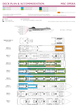Deck Plan - MSC Cruises Ireland