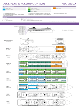 Deck 13 - MSC Cruises
