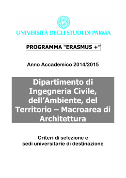 Criteri e Sedi Architettura DEFINITIVO - 04-02-14