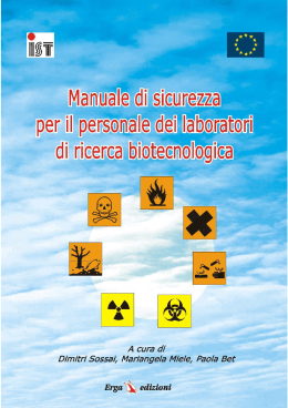 Manuale di sicurezza - Dipartimento di Biologia e Biotecnologie