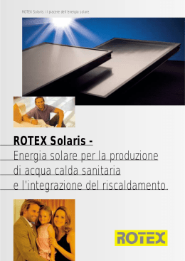 ROTEX Solaris - Gruppo Cooperativo Esedra