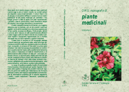 OMS: monografie di Piante Medicinali - Volume 1
