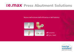 IPS e.max Press Abutment Solutions