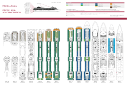 msc fantasia Deck Plan & accommoDation