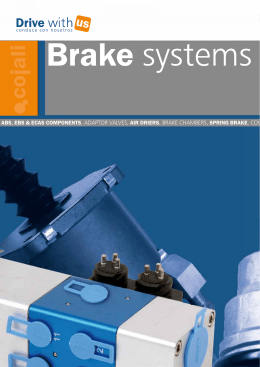 Sistemas de freno Brake Systems Systèmes de freinage Sistemi