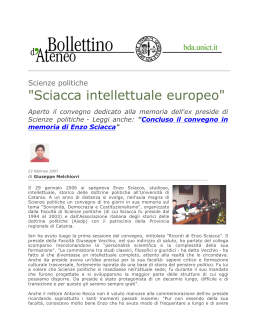 "Sciacca intellettuale europeo"