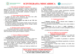 Scintigrafia Miocardica - Azienda Ospedaliera S. Anna