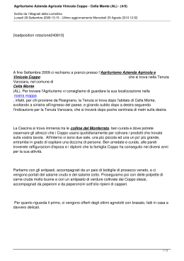 Agriturismo Azienda Agricola Vinicola Coppo - Cella Monte (AL)