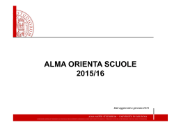 ALMA ORIENTA SCUOLE 2015/16