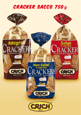 Cracker sacco 750g
