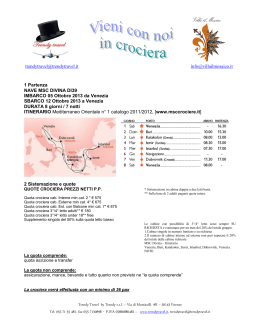 Trendy Travel by Trendy s.r.l. – Via di Monticelli 9R – 50143 Firenze