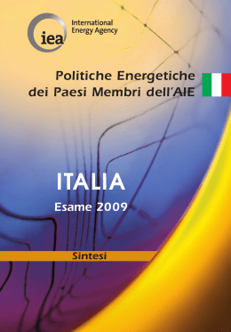 Italy 2009 - International Energy Agency