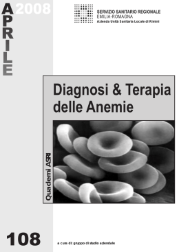 anemia - AUSL Romagna Rimini