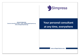 Your personal consultant at any time, everywhere