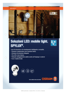 Soluzioni LED: mobile light. SPYLUX®.