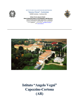 Istituto “Angelo Vegni” Capezzine-Cortona (AR)