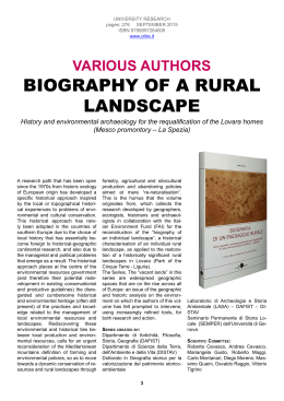 Biography of a Rural Landscape