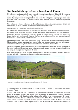 Itinerario San Benedetto Ascoli Piceno