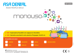 Offerta 1 monouso colorato Asa Dental