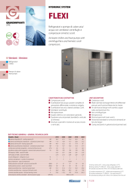 Refrigeratori e pompe di calore aria/ acqua con ventilatori