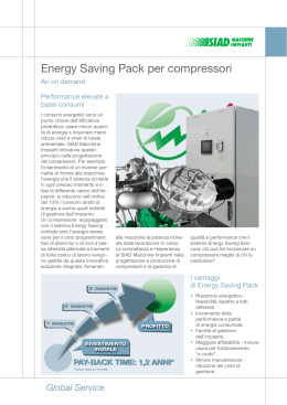 Energy Saving Pack per compressori