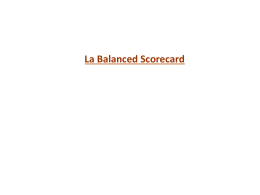 La Balanced Scorecard