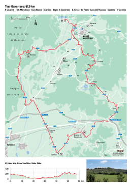 Tour Gavorrano: 57,9 km