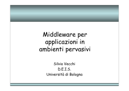 Applicazioni - Università di Bologna