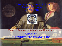 Capitolo 9 - Economia - Università degli studi di Pavia