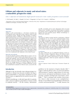 Scarica il PDF - Journal of Psychopathology