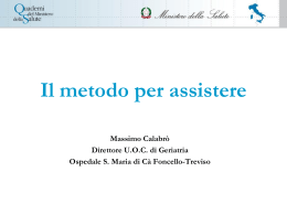 Dr. Massimo Calabrò - Quaderni del Ministero della Salute