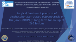 Surgical treatment protocol of bisphosphonate