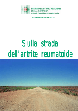 l`artrite reumatoide - Arcispedale Santa Maria Nuova