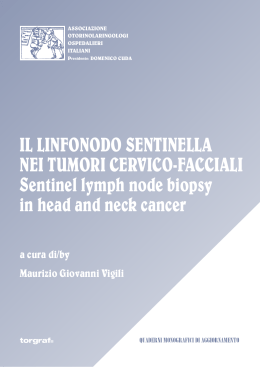 Il linfonodo sentinella nei tumori cervico-facciali