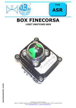 BOX FINECORSA ASR