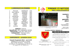 FIRENZE C5 NOTIZIE - Firenze Calcio a 5