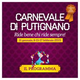 ore 21.00 - Fondazione Carnevale di Putignano