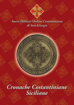 Scarica l`allegato in PDF - Sacro Militare Ordine Costantiniano di S