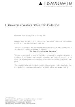 Luisaviaroma presents Calvin Klein Collection
