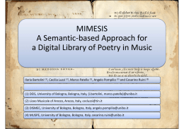 MIMESIS A Semantic-based Approach for a Digital Library of